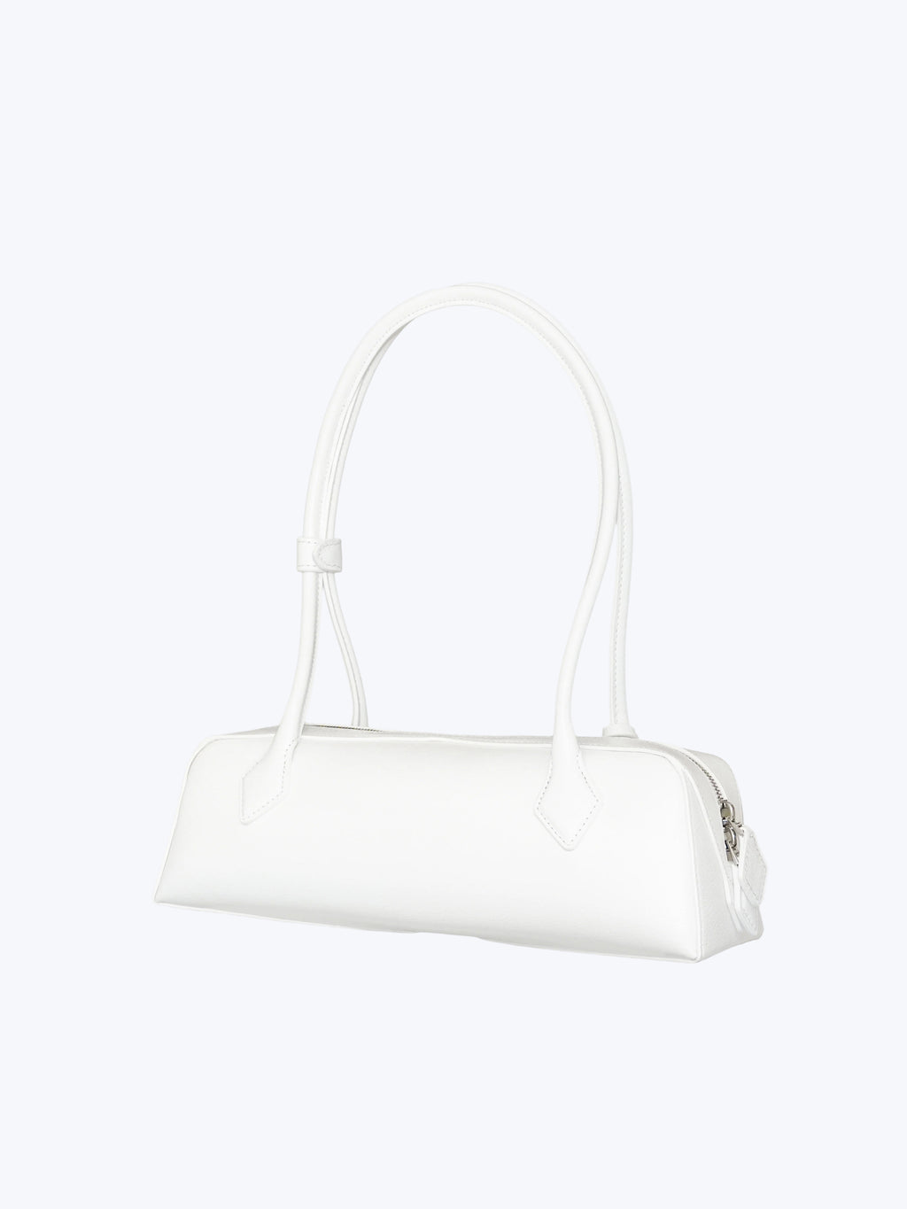 Alaïa Le Teckel Medium Shoulder Bag | White