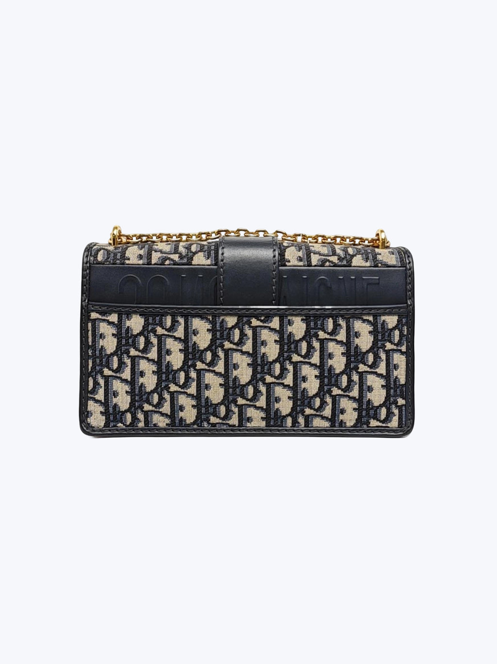 Christian Dior Navy 30 Montaigne East-West Chain Bag