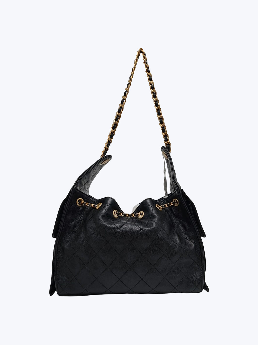 Chanel Caviar Quilted Small Chanel 25 Handbag In Black