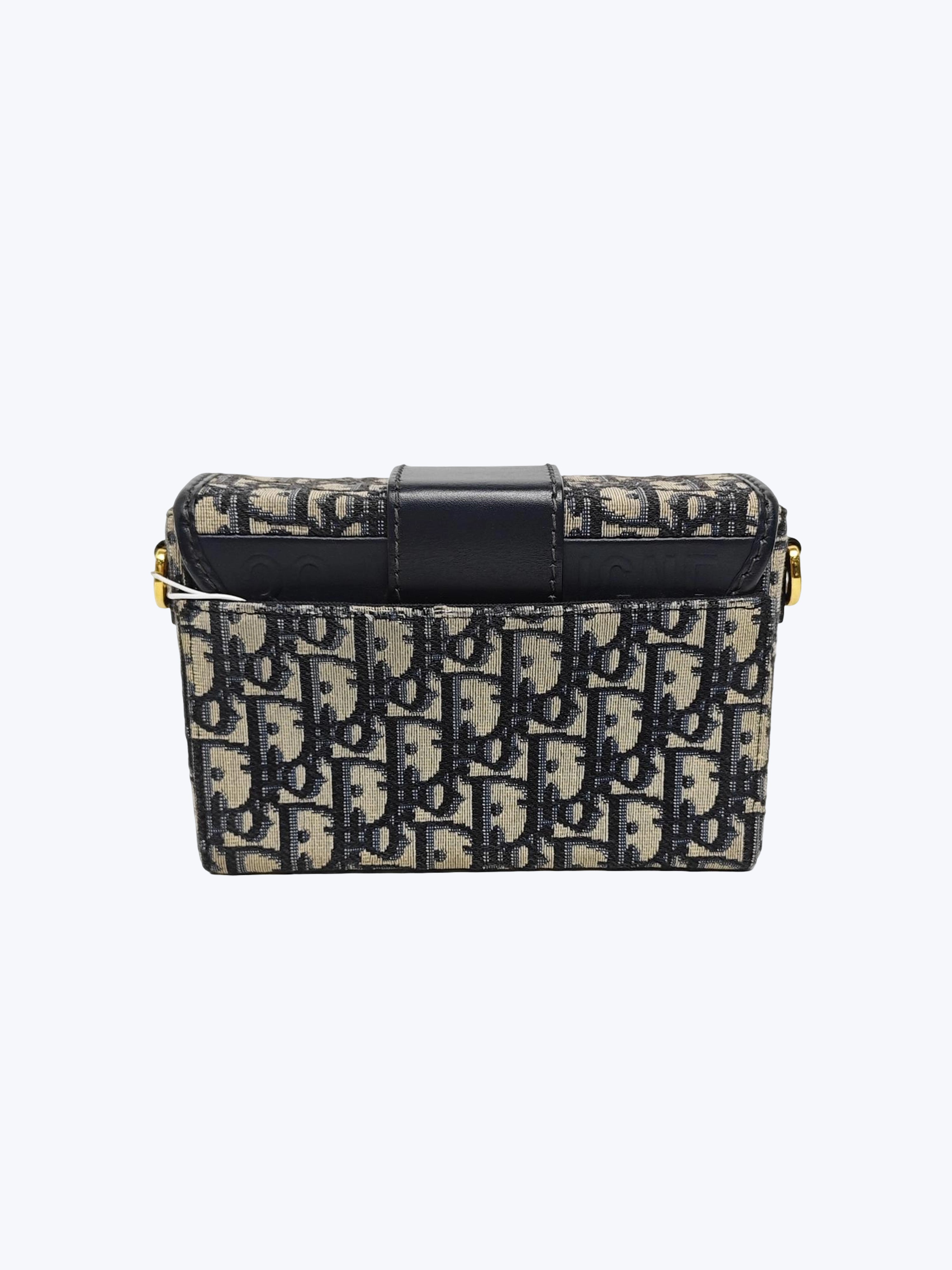 Christian Dior 30 Montaigne Oblique Canvas Box Bag