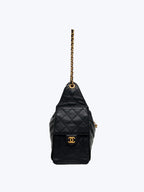Chanel Caviar Quilted Small Chanel 25 Handbag In Black