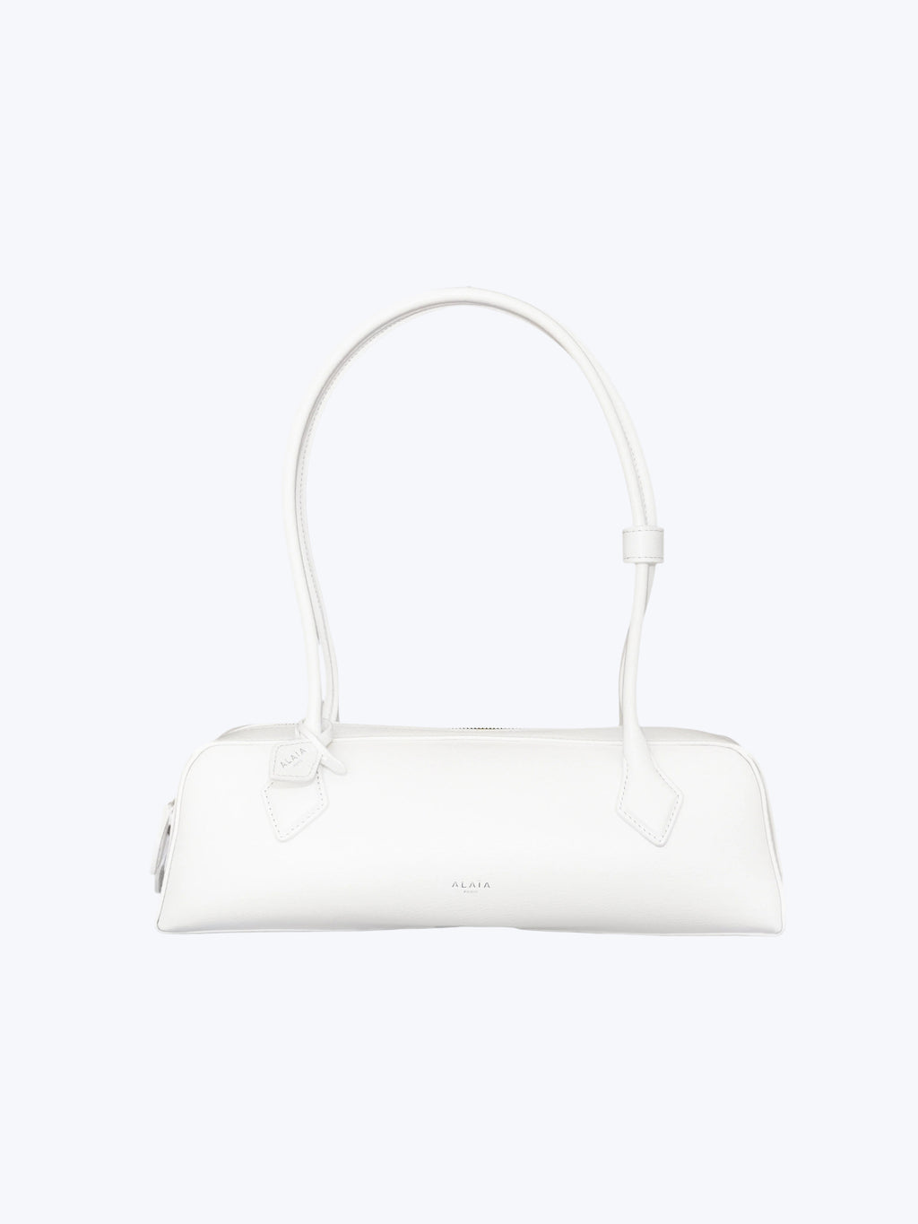 Alaïa Le Teckel Medium Shoulder Bag | White