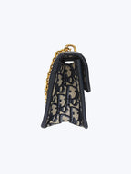 Christian Dior Navy 30 Montaigne East-West Chain Bag