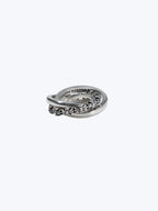 Chrome Hearts Silver Tiny E Trinity Ring