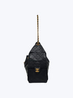 Chanel Caviar Quilted Small Chanel 25 Handbag In Black
