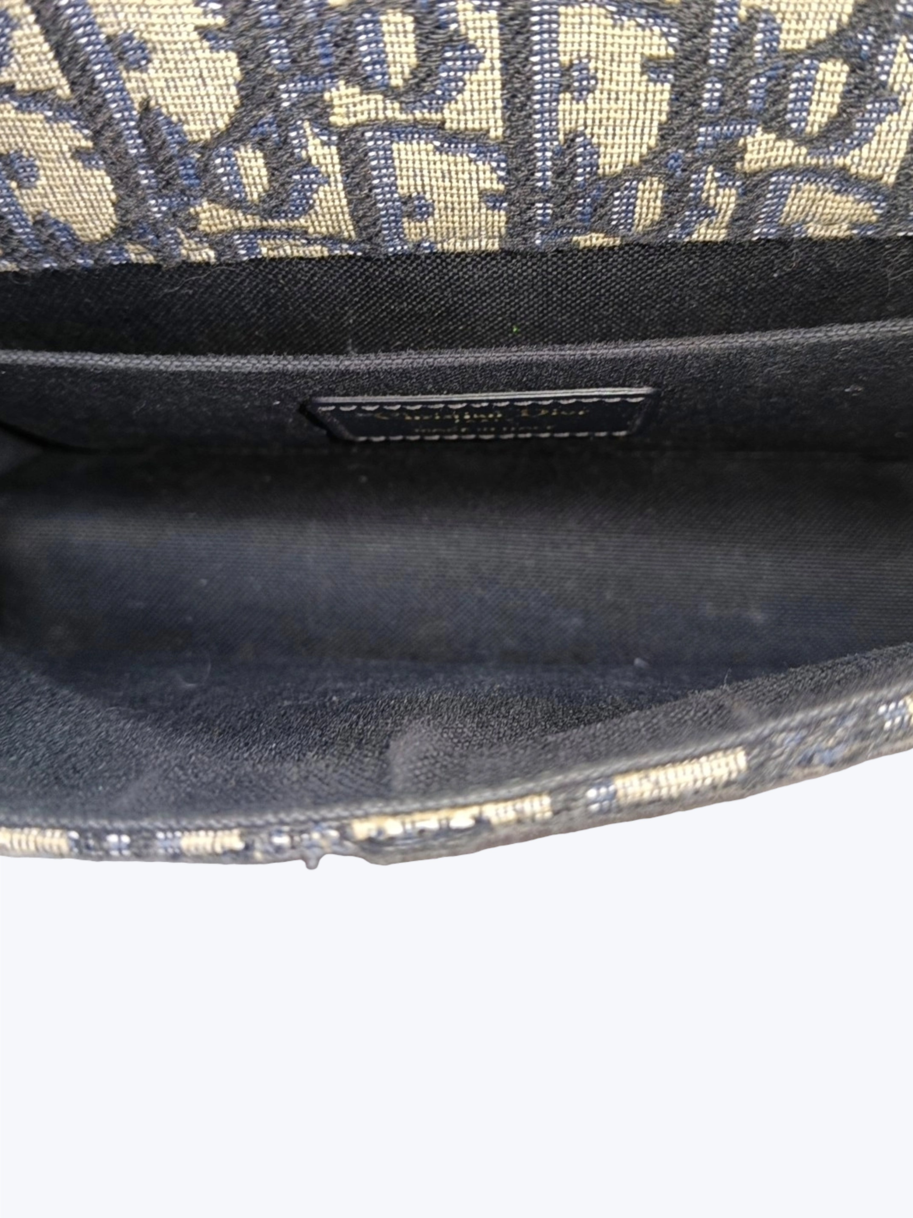 Christian Dior Navy 30 Montaigne East-West Chain Bag