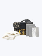 Christian Dior 30 Montaigne Oblique Canvas Box Bag