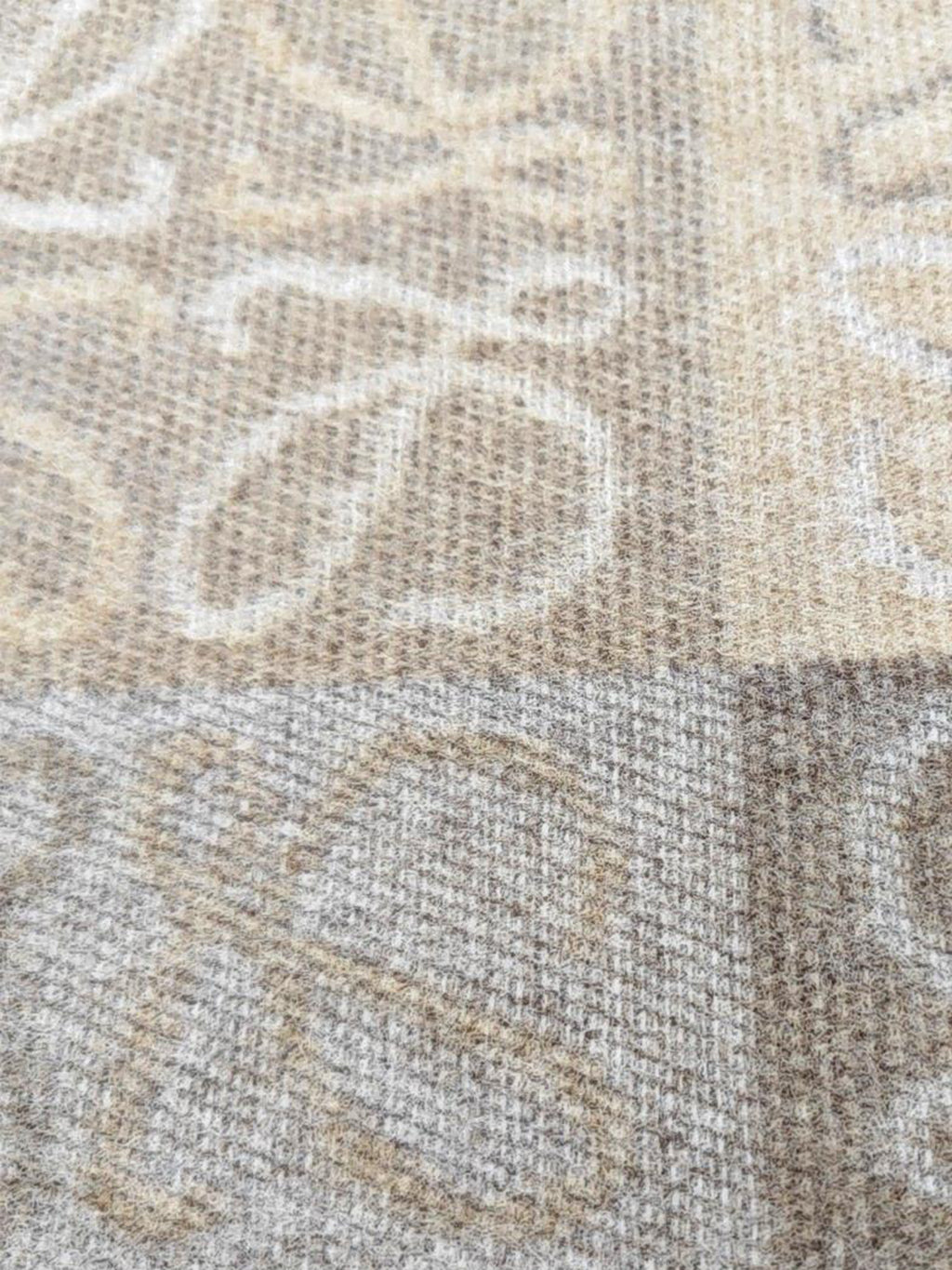 Loewe Fringed intarsia Scarf in wool and cashmere