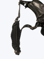 Balenciaga le cagole xs shoulder bag in black Arena lambskin