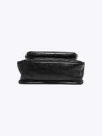 Saint Laurent Niki Baby Vintge Leather Shoulder Bag In Black