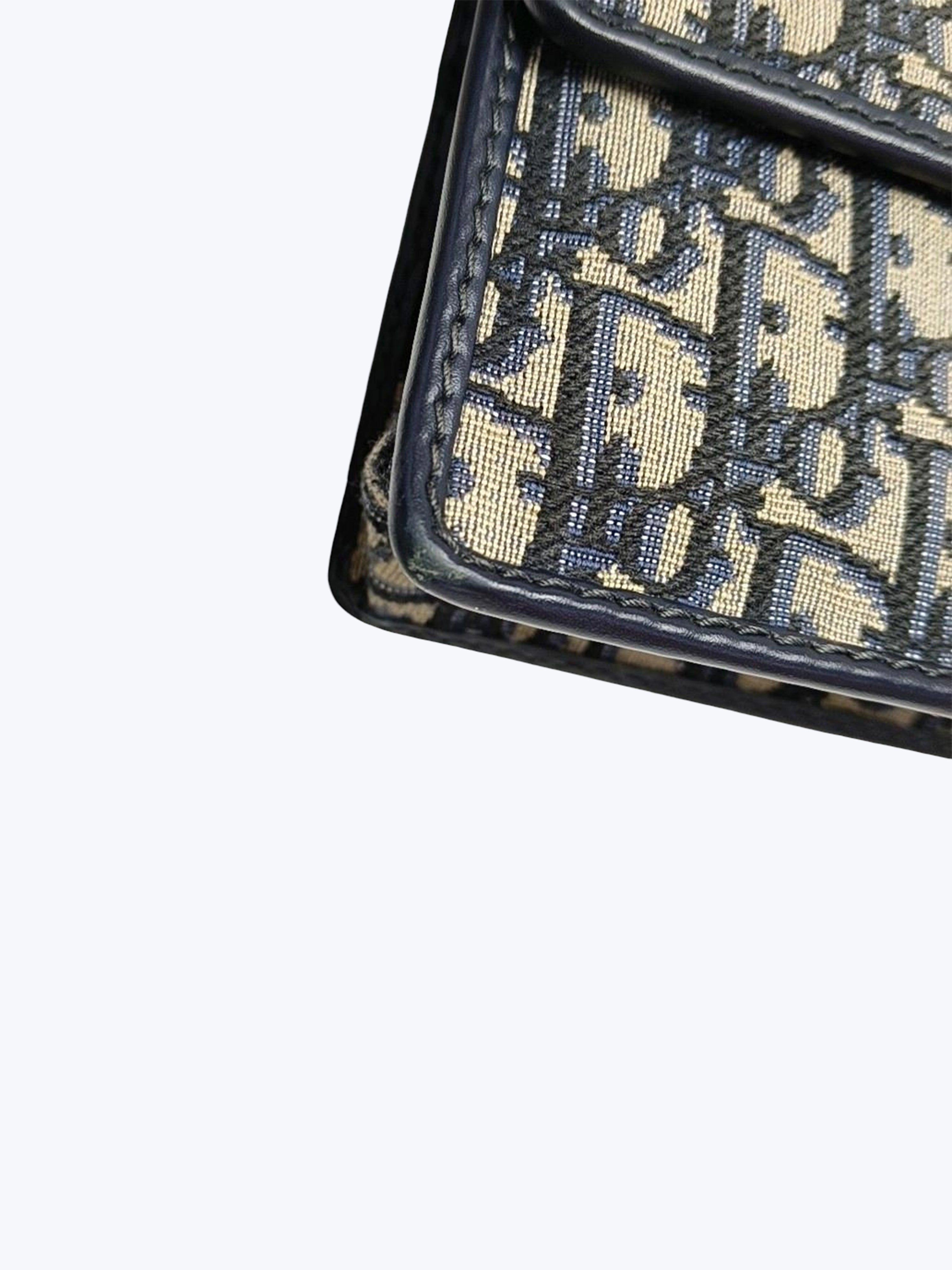 Christian Dior Navy 30 Montaigne East-West Chain Bag