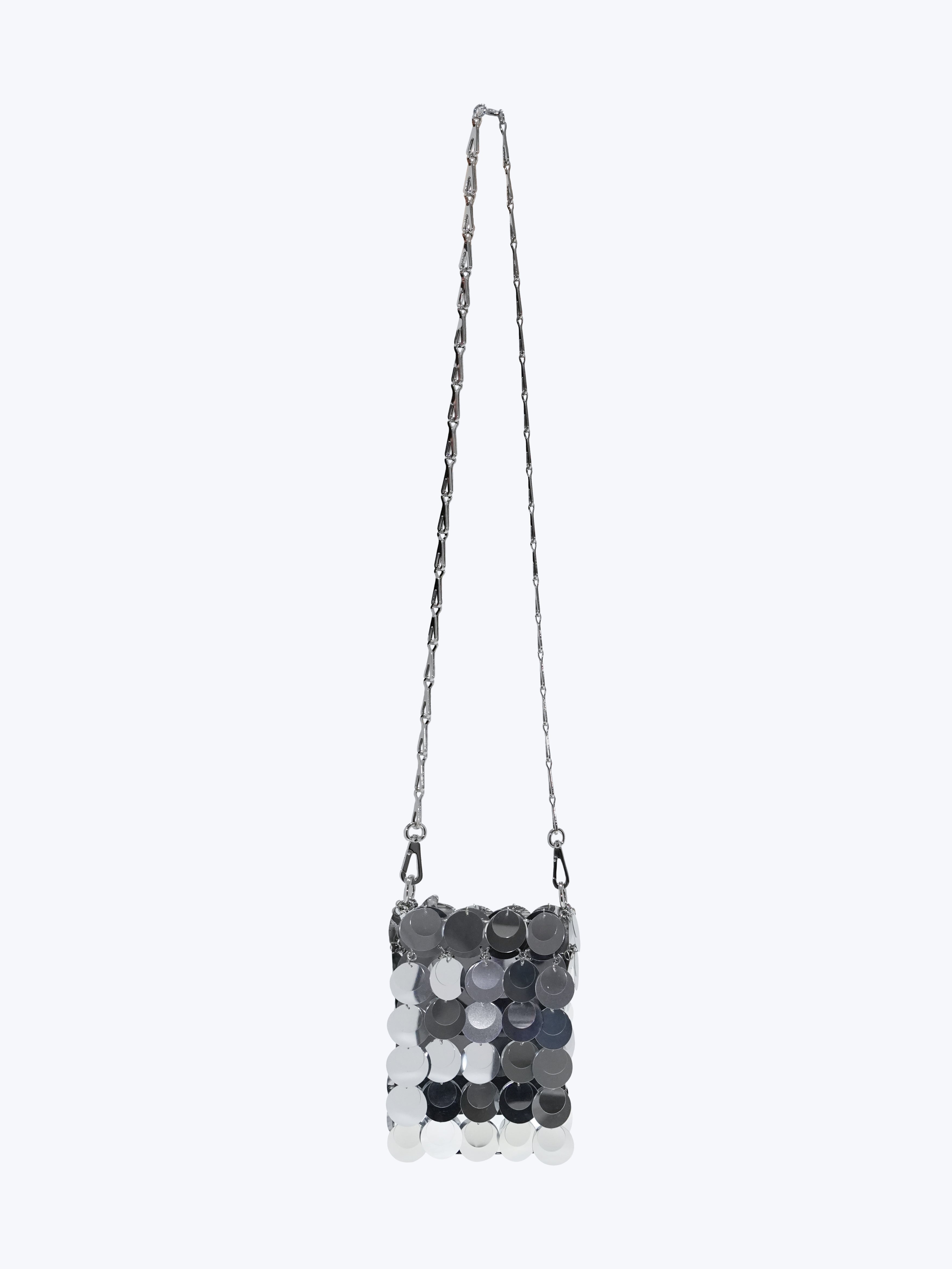Paco Rabanne Mini Sparkle Hobo bag | Silver