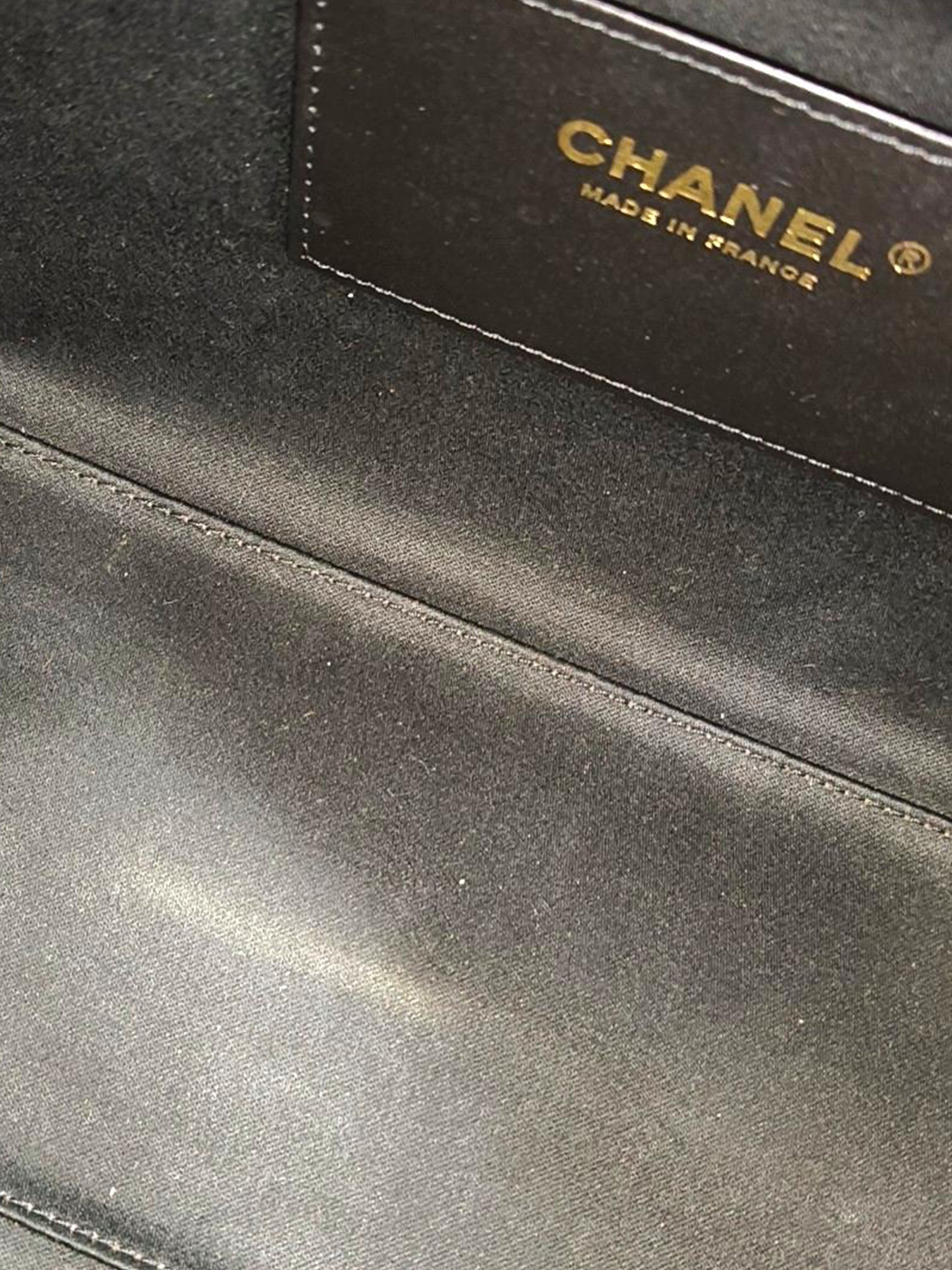 Chanel Caviar Quilted Small Chanel 25 Handbag In Black