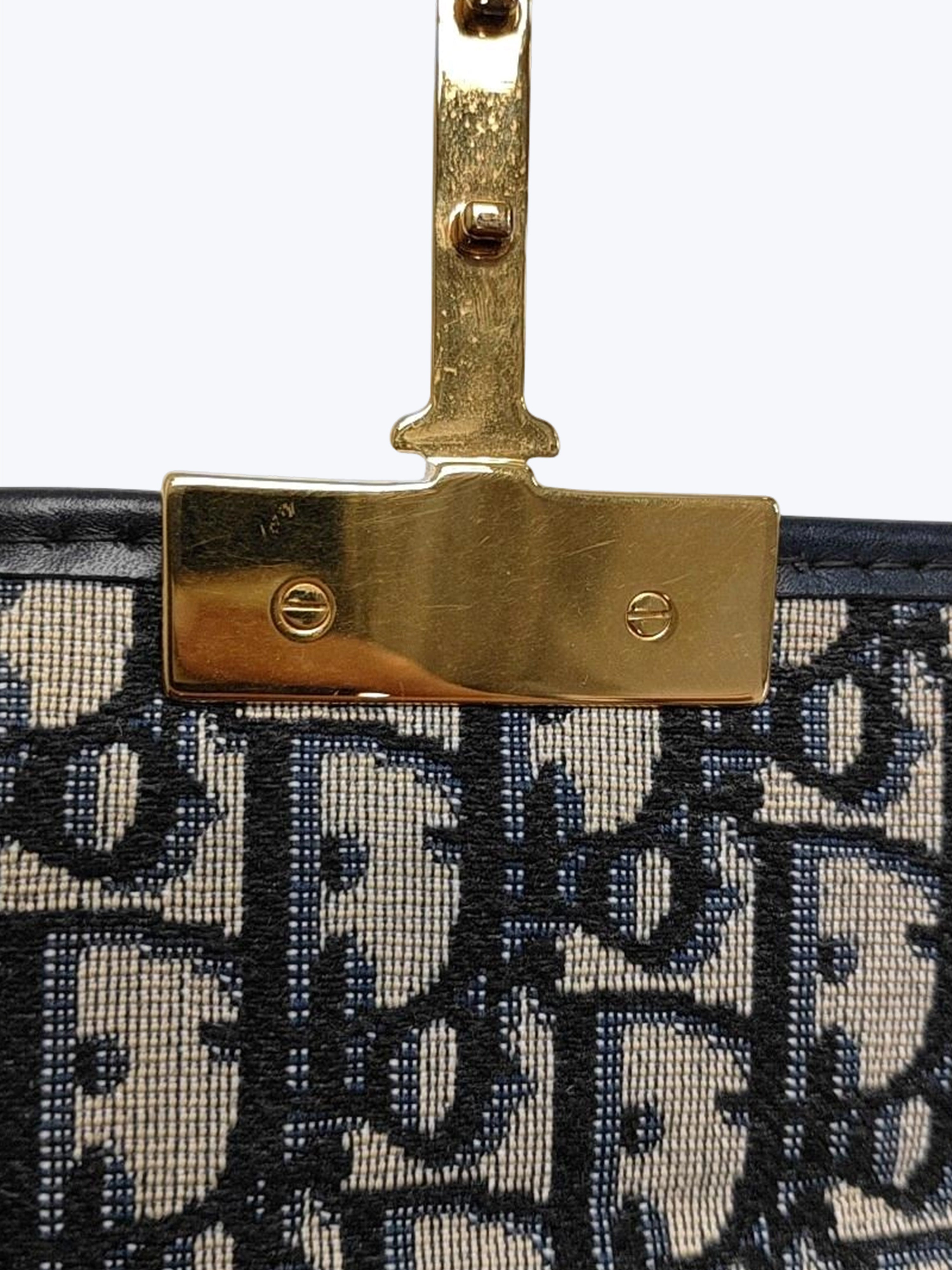 Christian Dior 30 Montaigne Oblique Canvas Box Bag