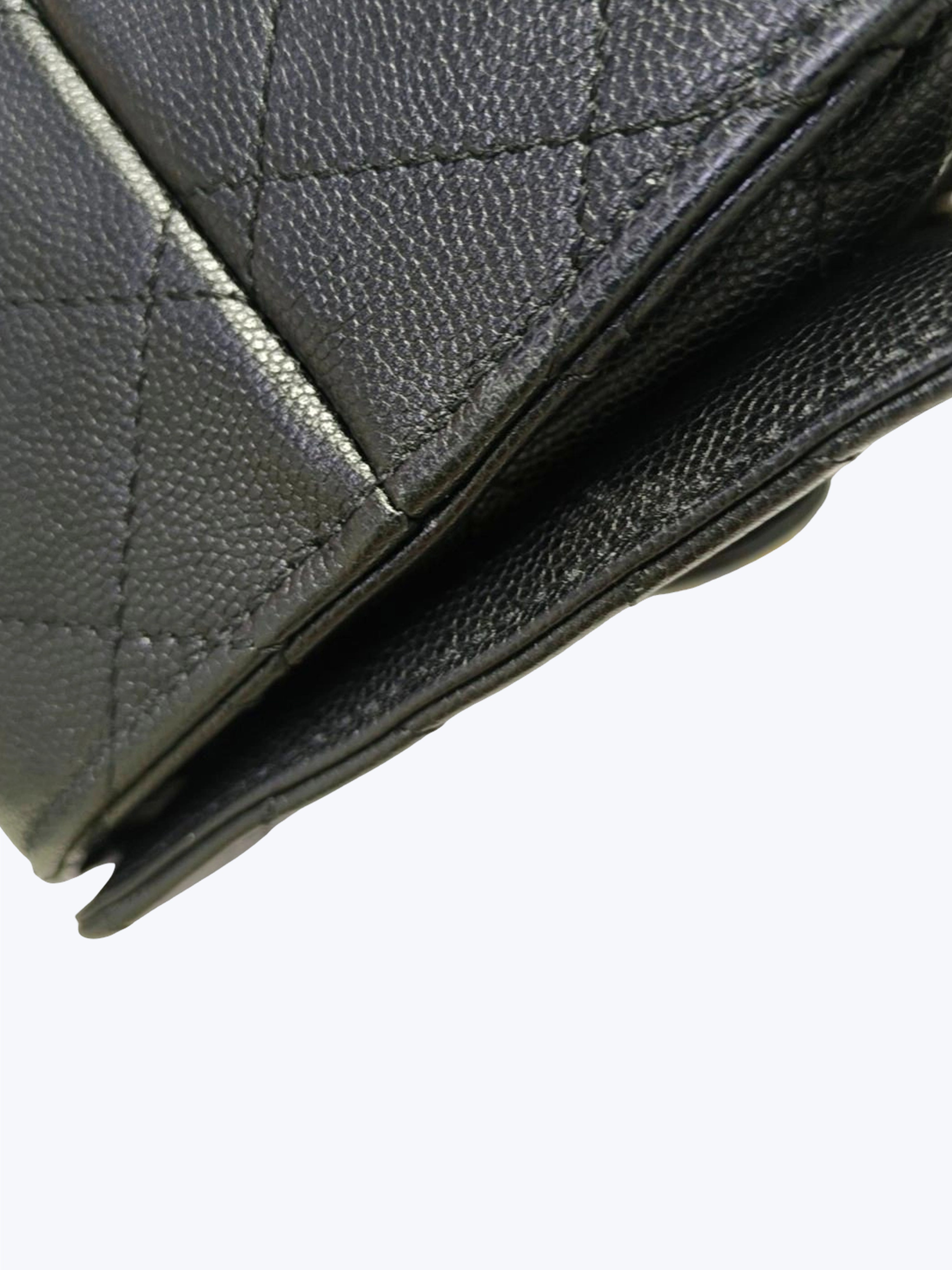 Chanel Caviar Quilted Small Chanel 25 Handbag In Black