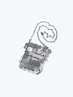 Paco Rabanne Mini Sparkle Hobo bag | Silver