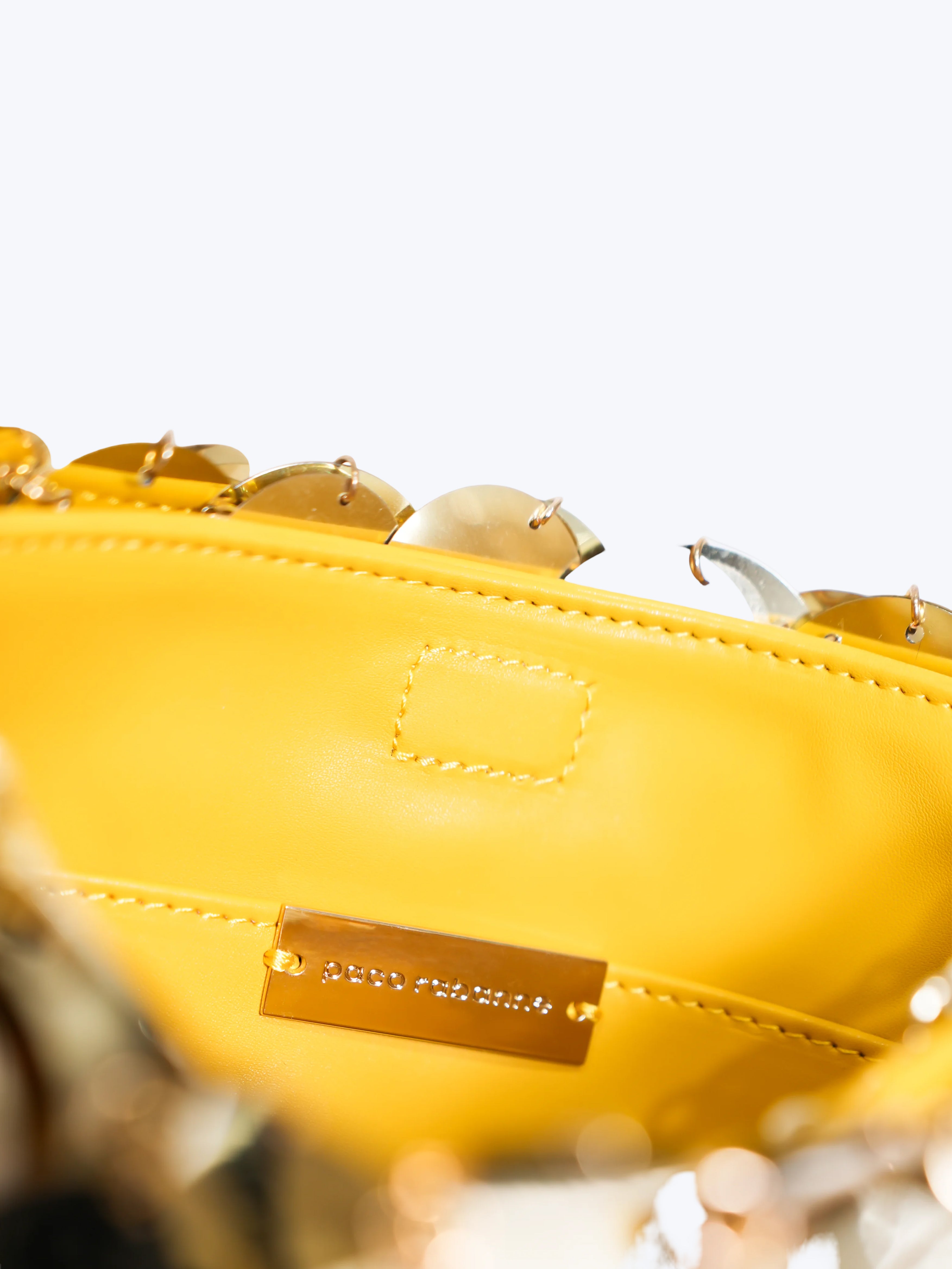 Paco Rabanne Sparkle layered bag | Gold