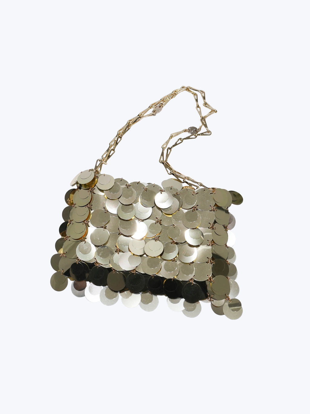 Paco Rabanne Sparkle layered bag | Gold