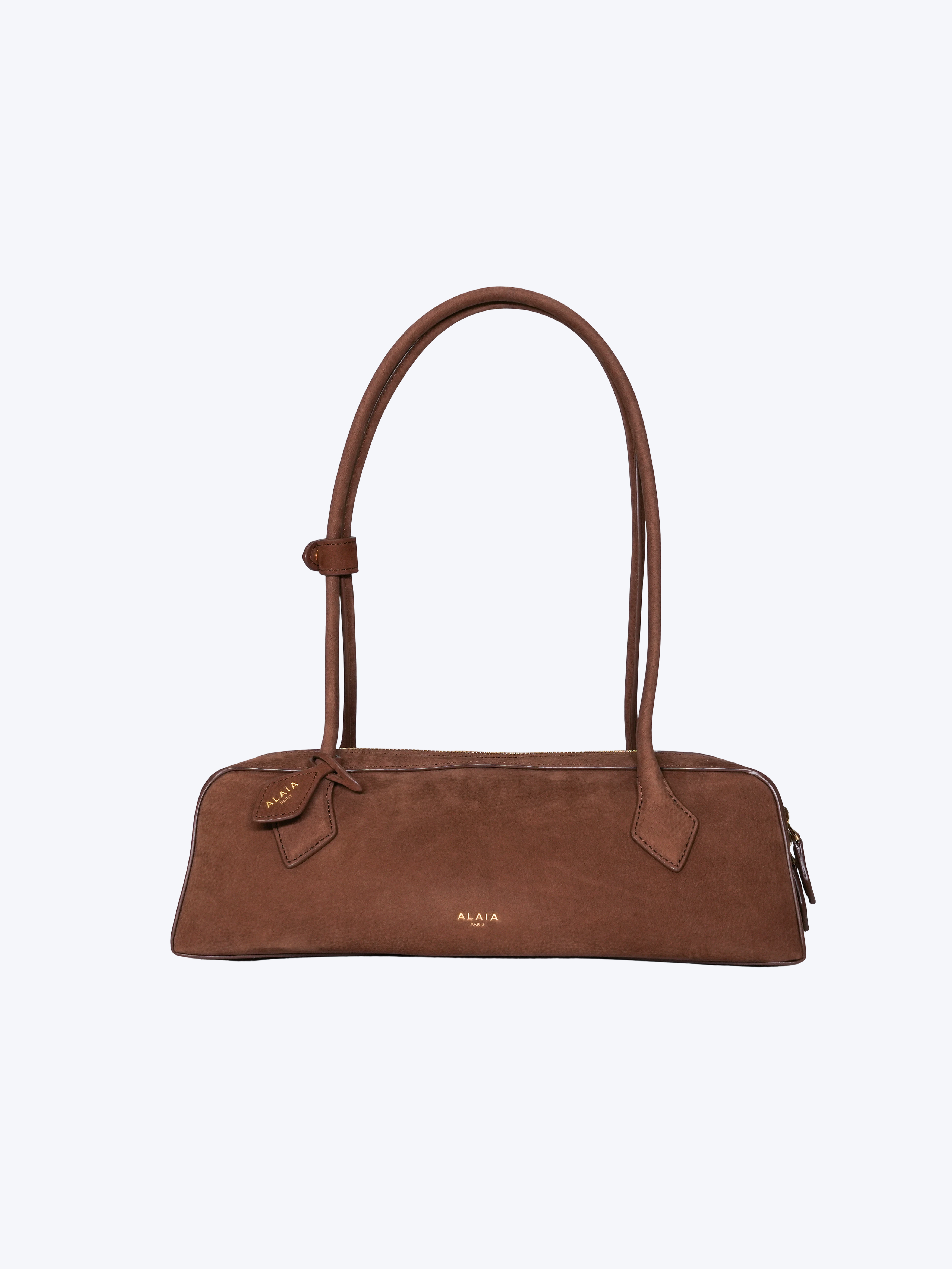 Alaïa Le Teckel Medium Shoulder Bag | Nubuck Brown
