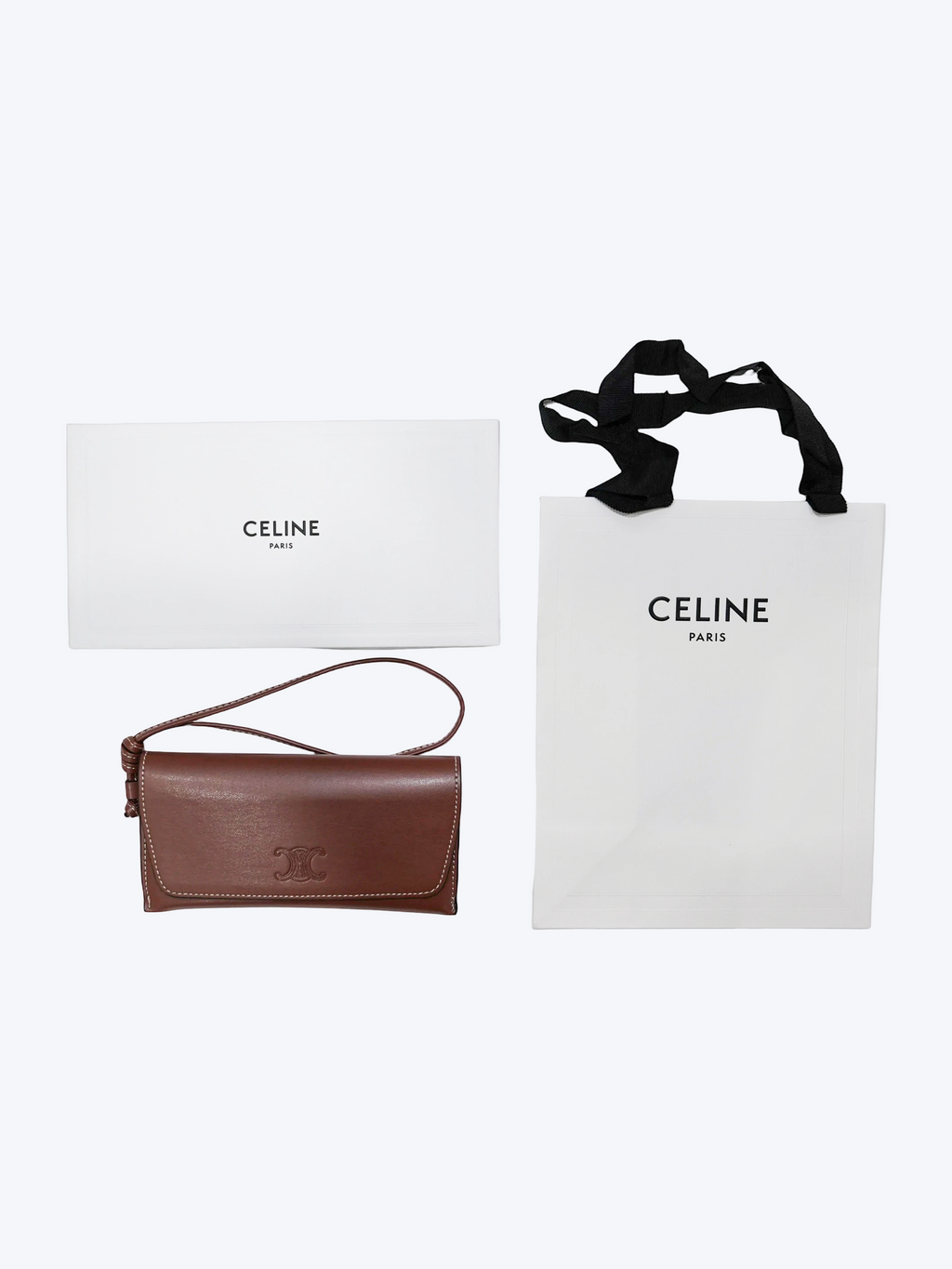 Celine TRIOMPHE 01 SUNGLASSES IN ACETATE BLACK