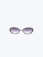 Chanel Oval Metal Sunglasses