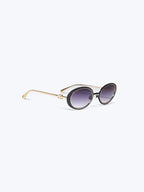 Chanel Oval Metal Sunglasses