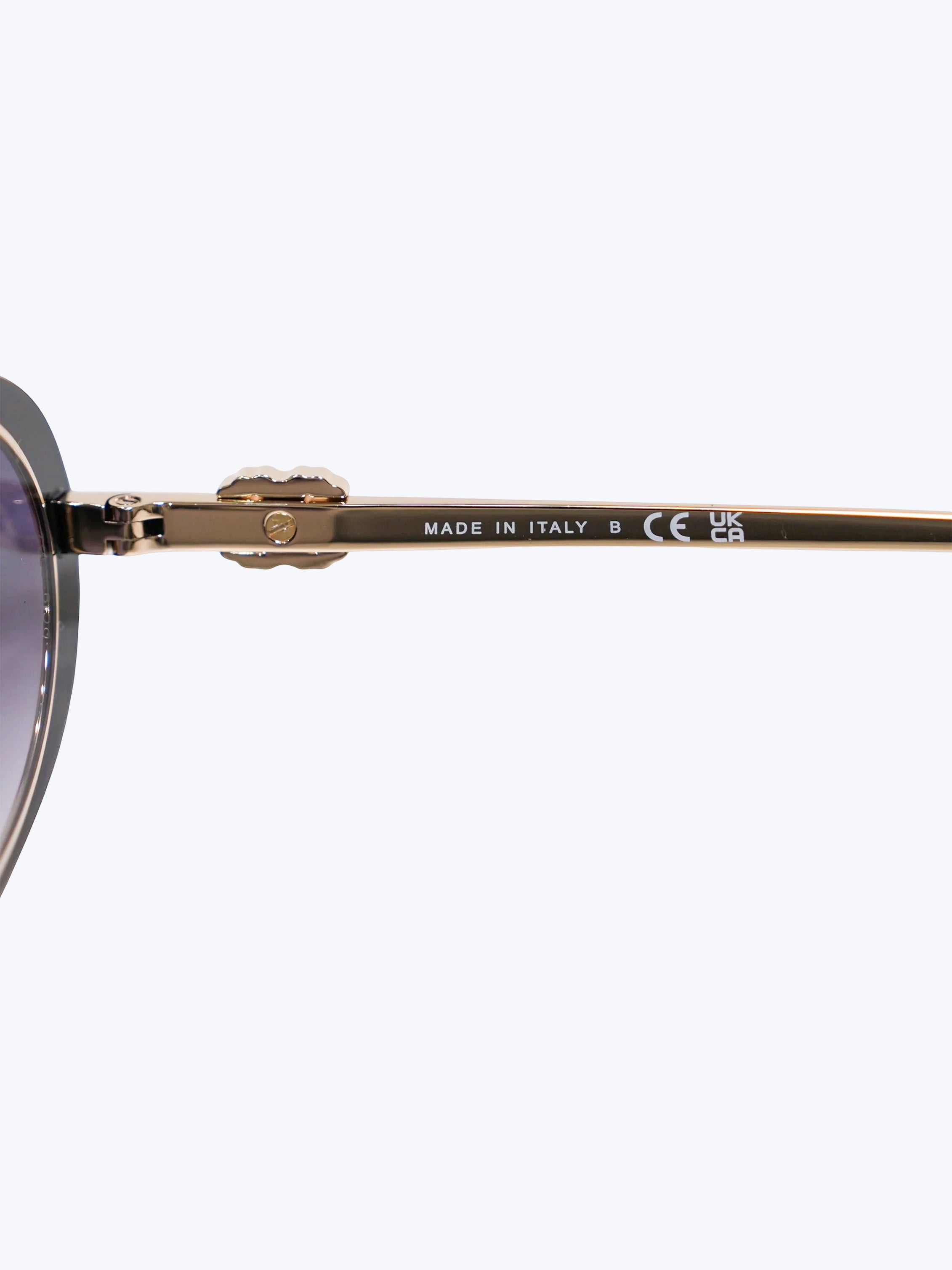 Chanel Oval Metal Sunglasses