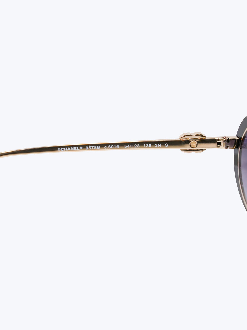 Chanel Oval Metal Sunglasses