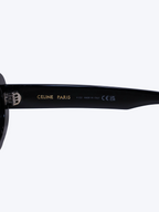 Celine TRIOMPHE 01 SUNGLASSES IN ACETATE BLACK