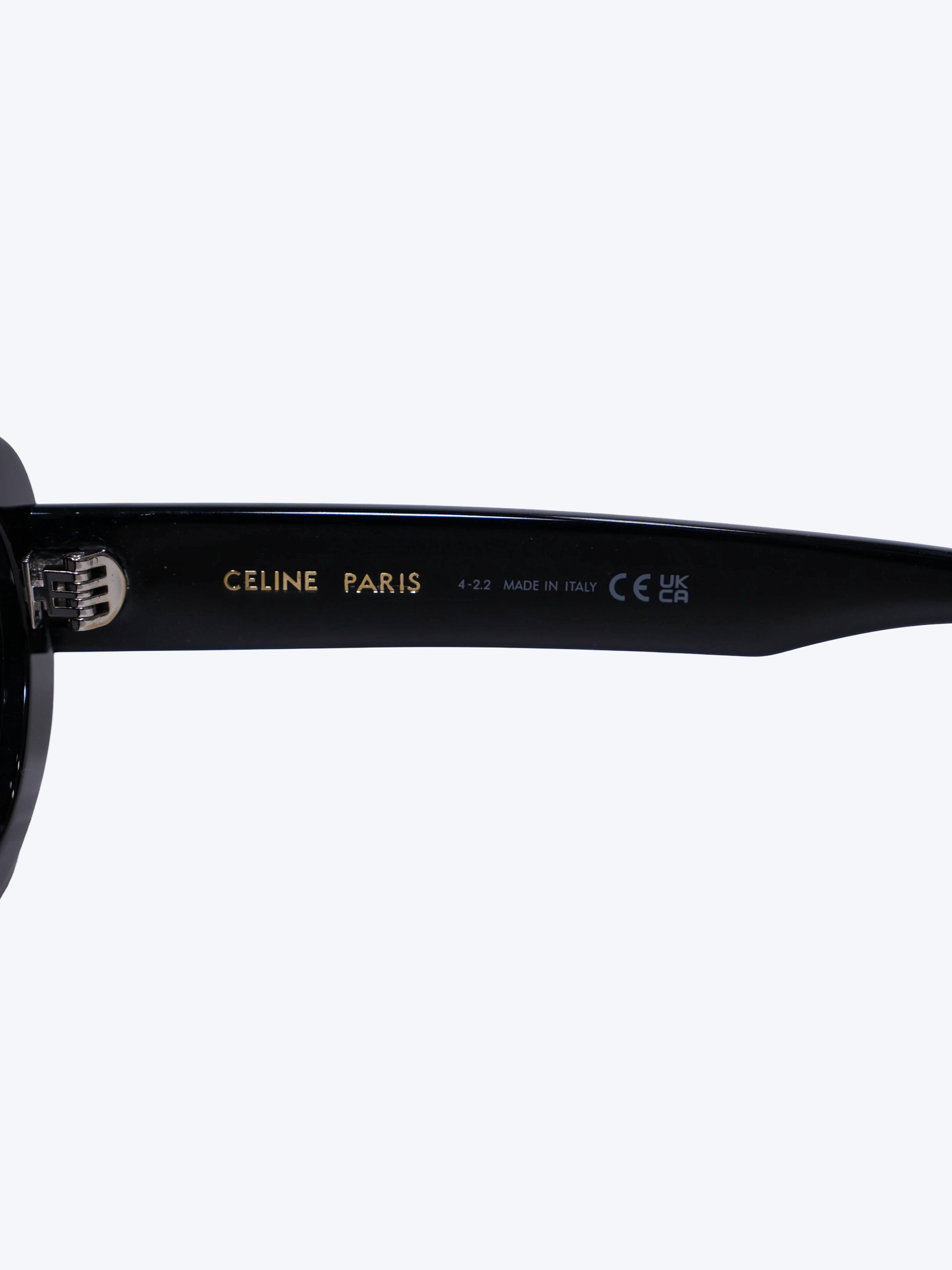 Celine TRIOMPHE 01 SUNGLASSES IN ACETATE BLACK