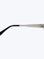 CELINE TRIOMPHE METAL 01 SUNGLASSES IN METAL SILVER / SMOKE