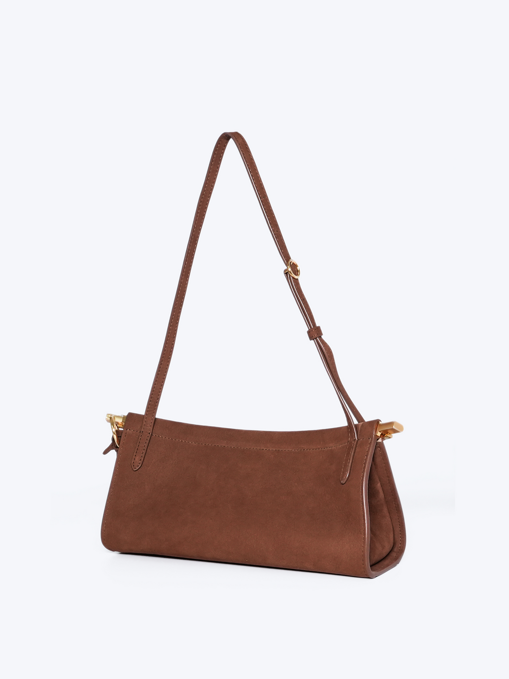 Alaïa Le Click East West Small Baguette Bag | Nubuck Brown