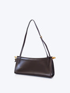 Alaïa Le Click East West Small Baguette Bag | Dark Brown