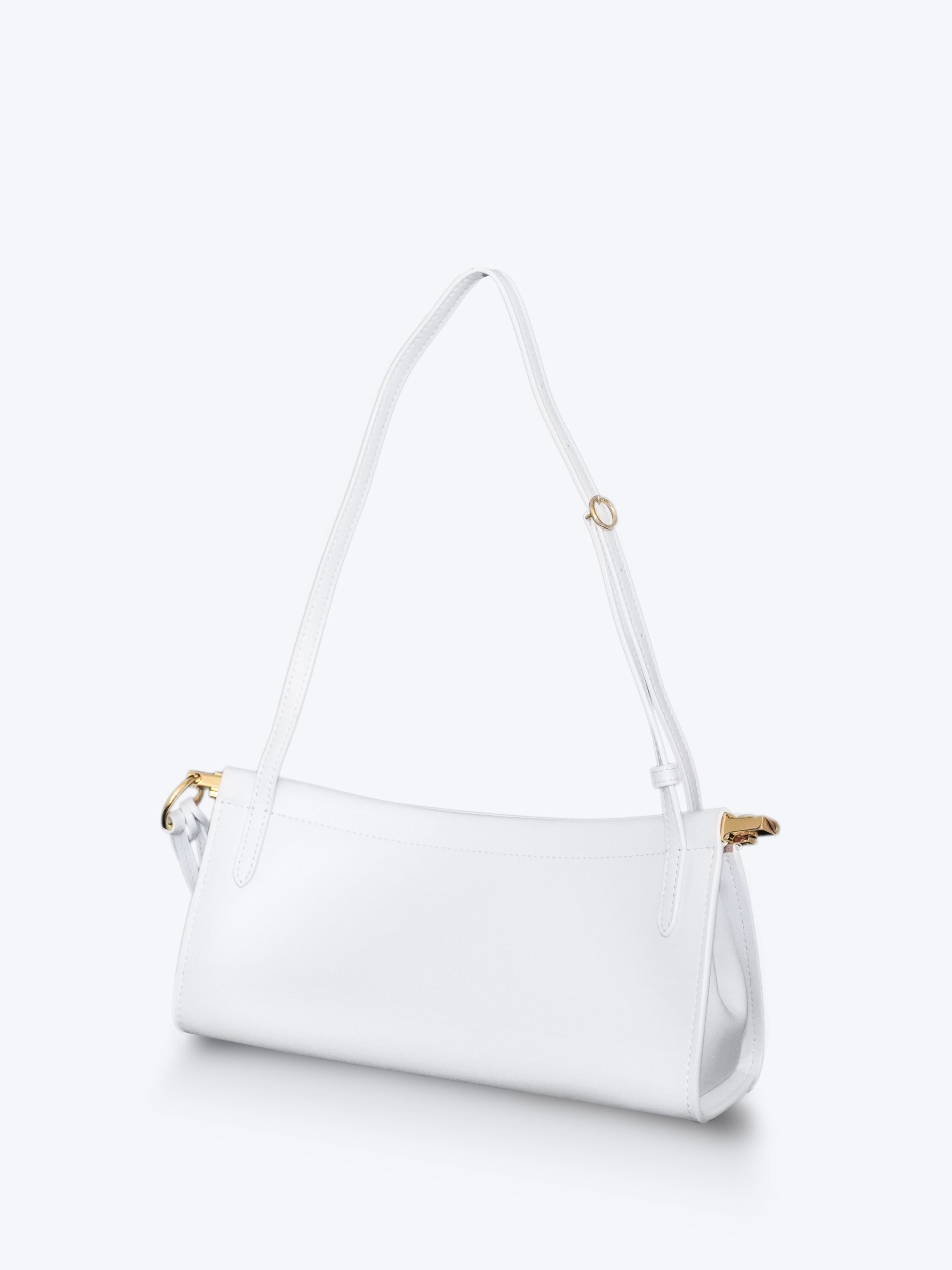 Alaïa Le Click East West Small Baguette Bag | White