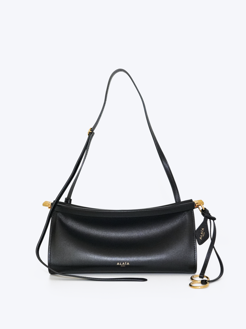 Alaïa Le Click East West Small Baguette Bag | Black