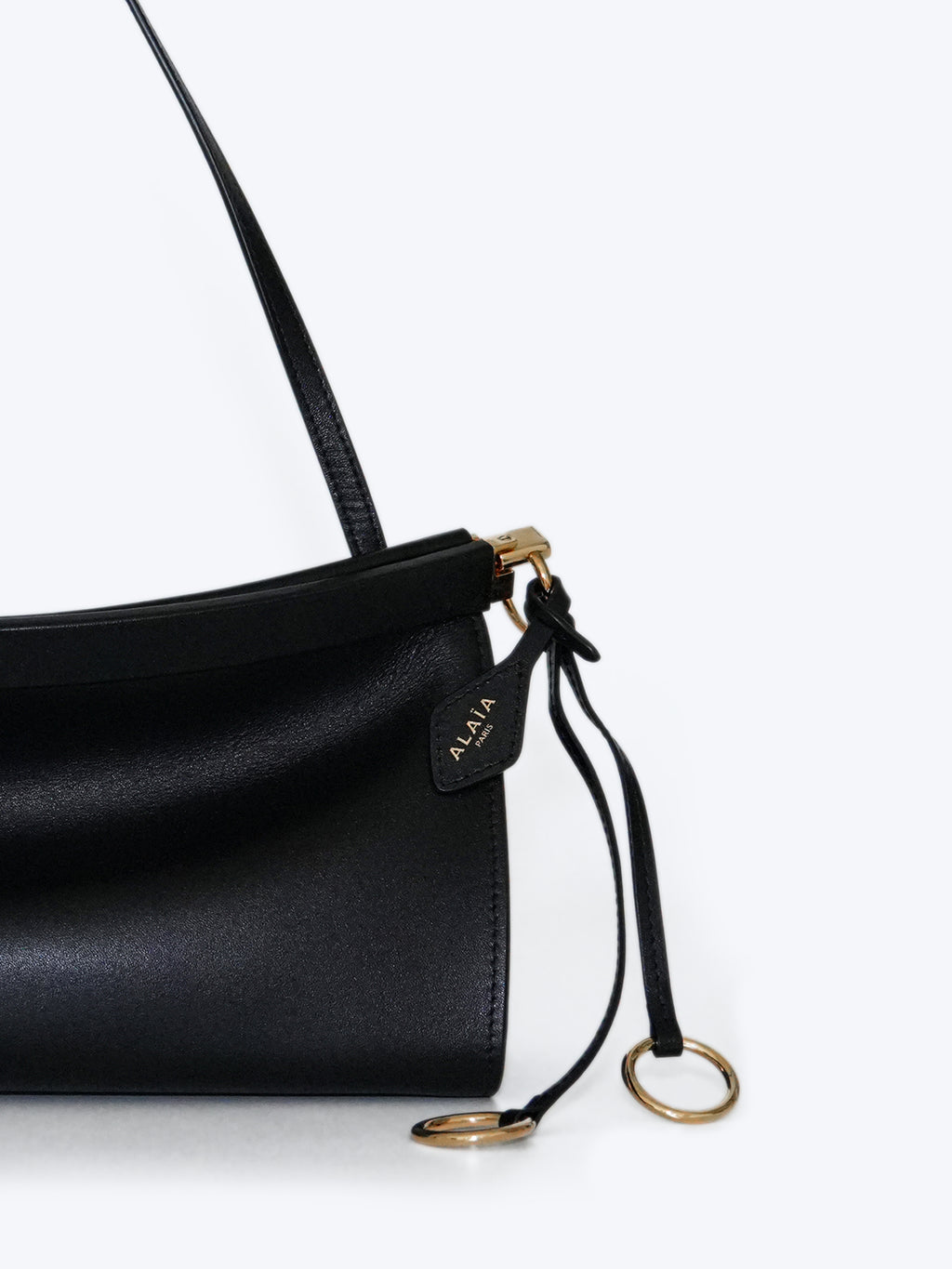 Alaïa Le Click East West Small Baguette Bag | Black