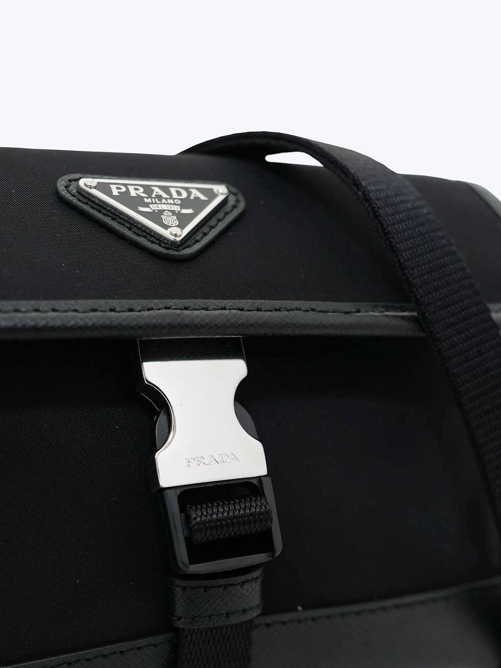 Prada Re-Nylon and Saffiano leather smartphone case