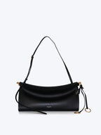 Alaïa Le Click East West Medium Baguette Bag | Black