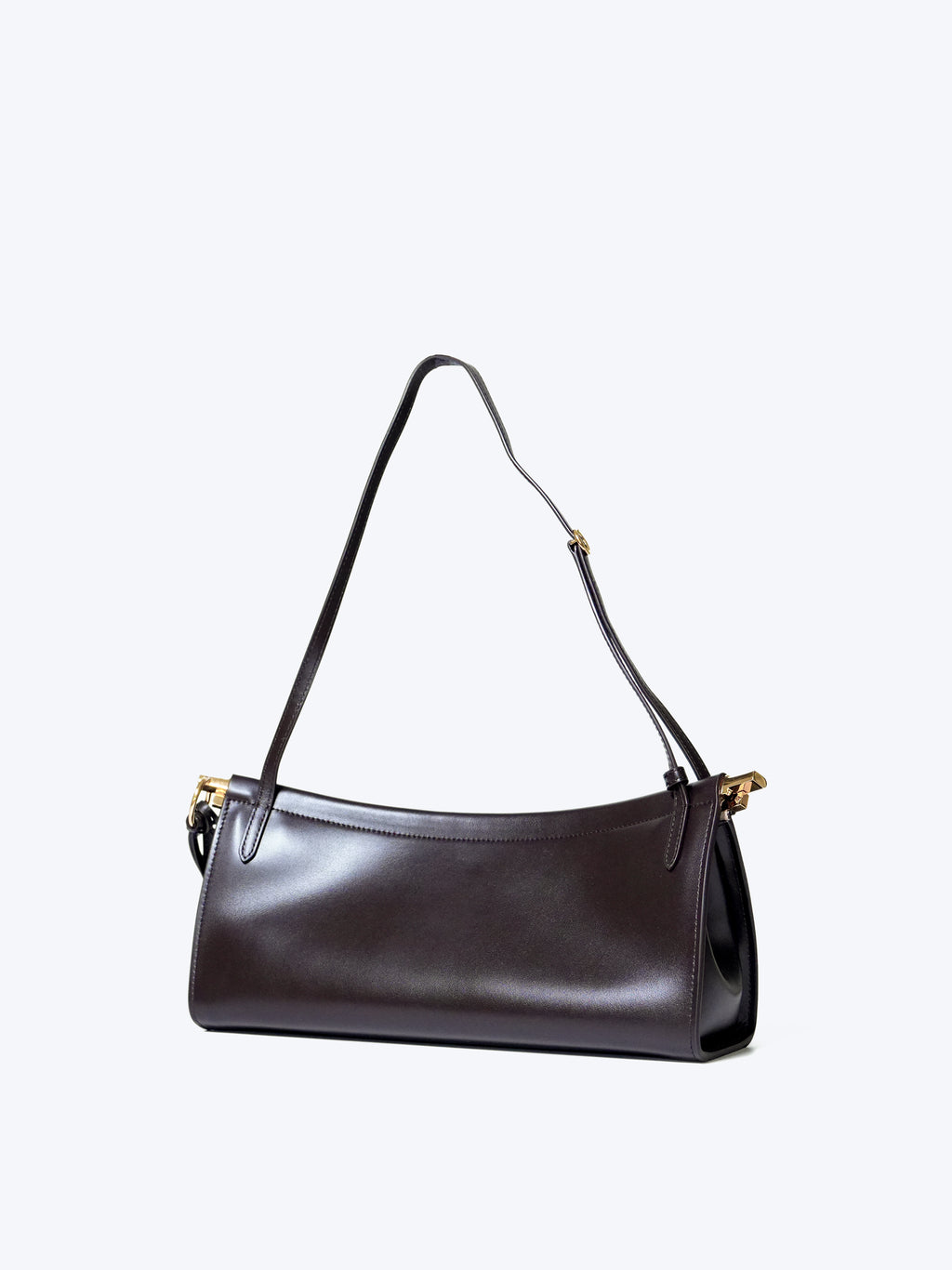 Alaïa Le Click East West Medium Baguette Bag | Dark Brown