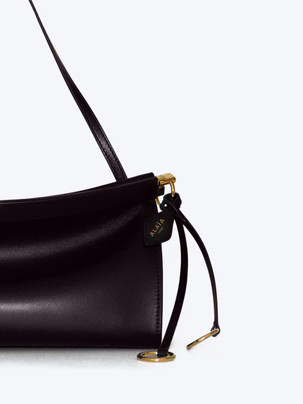 Alaïa Le Click East West Medium Baguette Bag | Dark Brown